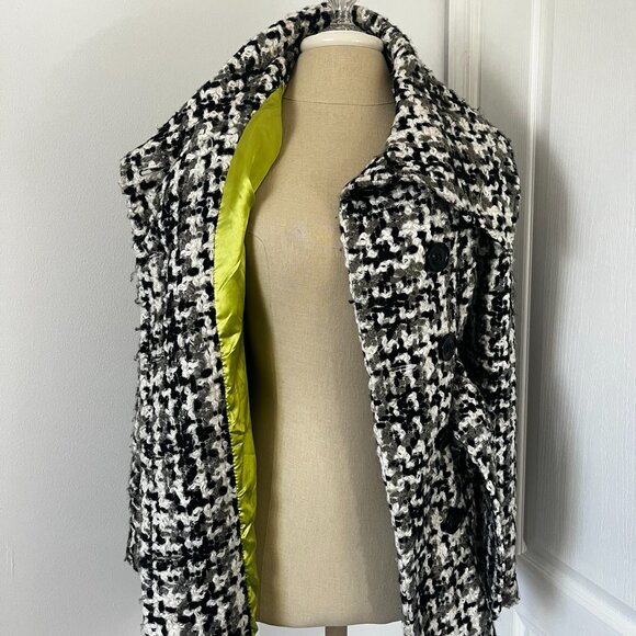 BKE Plaid Coat Sz S - Picture 2 of 7